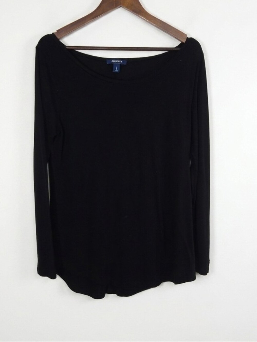 Old Navy plain black long sleeve top